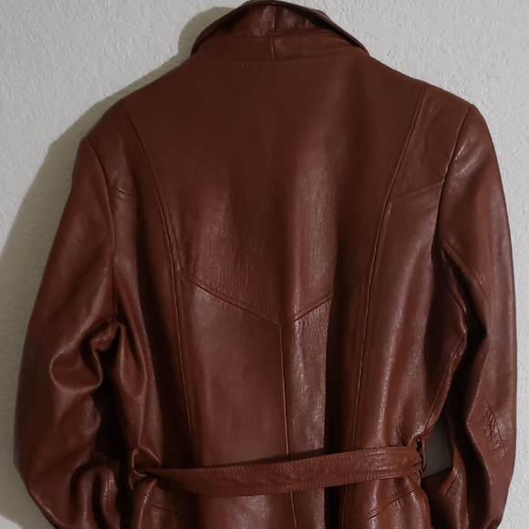 Wilson Caramel size 16 trench coat Vintage - Picture 2 of 7